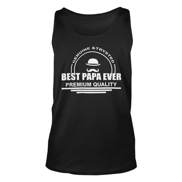 Best Papa Ever   Perfect Gift Unisex Tank Top