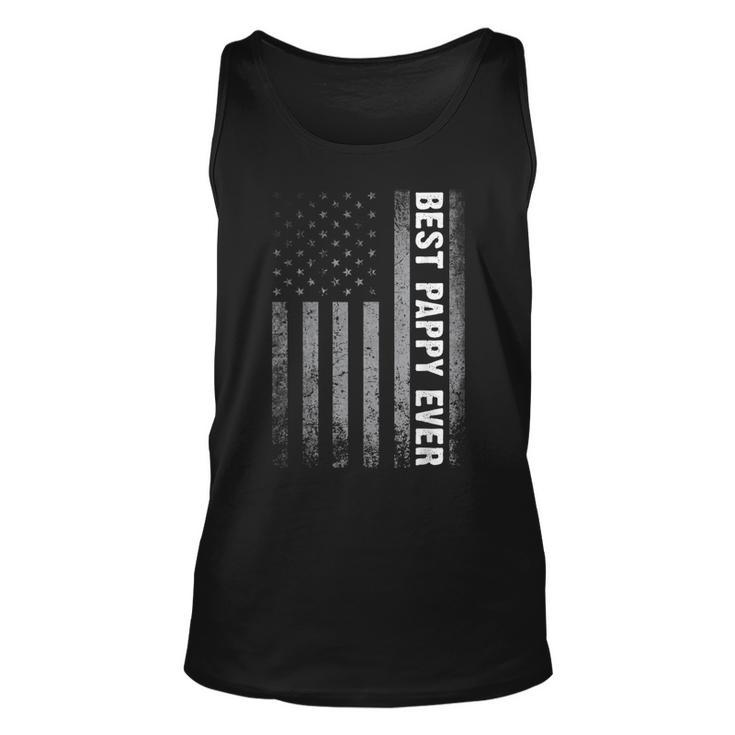 Best Pappy Ever Vintage American Flag Fathers Day Christmas Unisex Tank Top