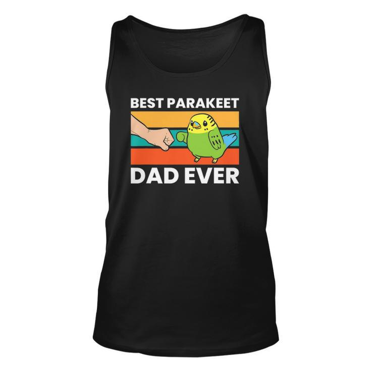 Best Parakeet Dad Ever Vintage Retro Unisex Tank Top