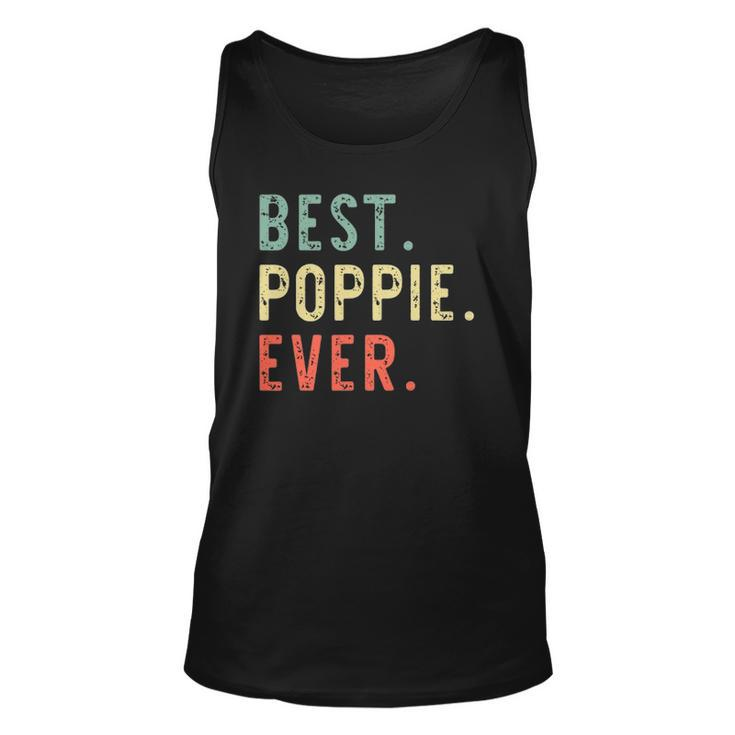 Best Poppie Ever Cool Funny Vintage Fathers Day Gift Unisex Tank Top