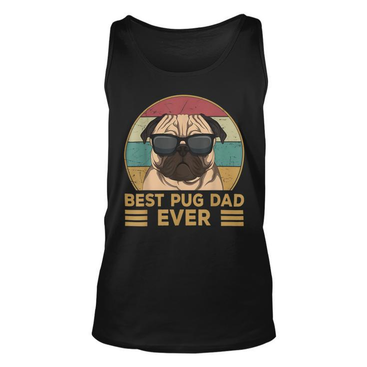 Best Pug Dad Ever Funny Pug Dog  For  And Unisex Tank Top