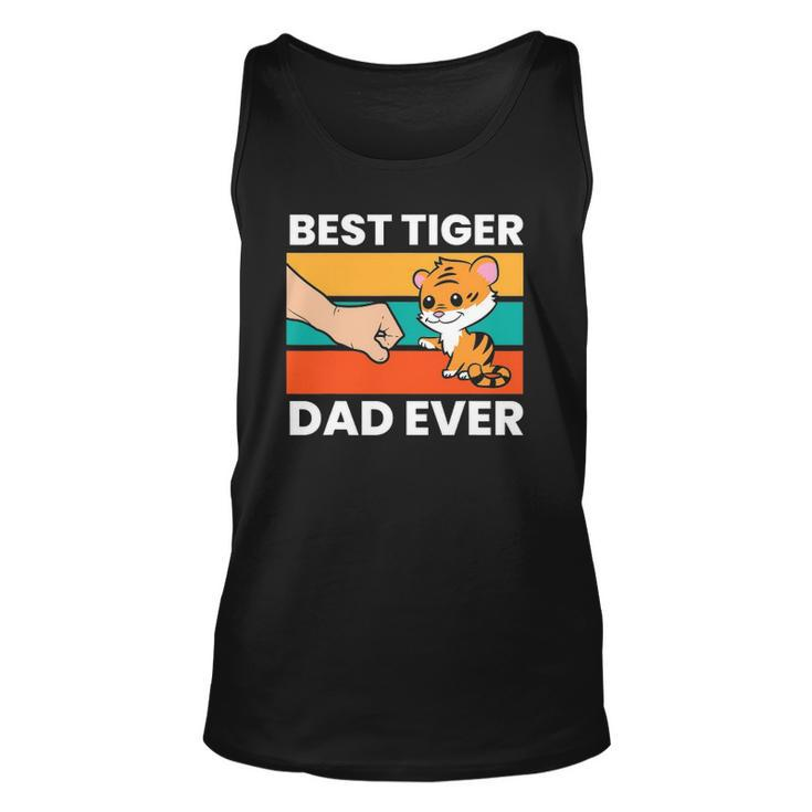 Best Tiger Dad Ever Happy Fathers Day Unisex Tank Top