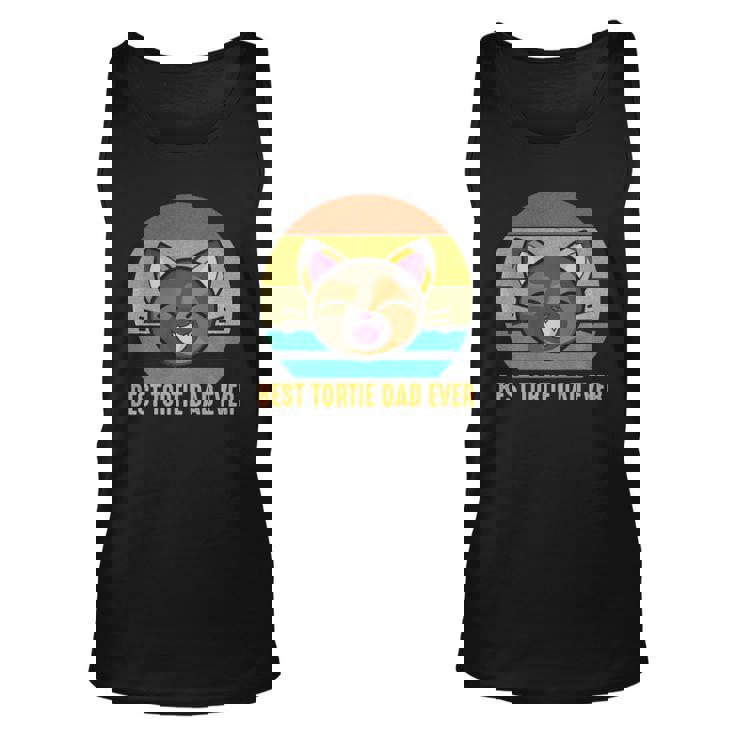 Best Tortie Dad Ever Cute Tortoiseshell Cat Lover Unisex Tank Top