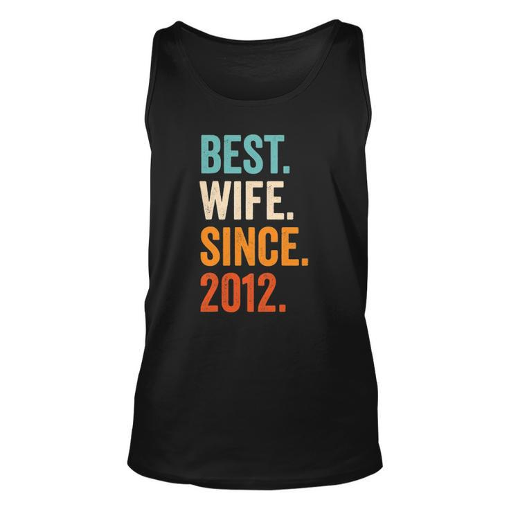Best Wife Since 2012 10Th Wedding Anniversary 10 Years Unisex Tank Top