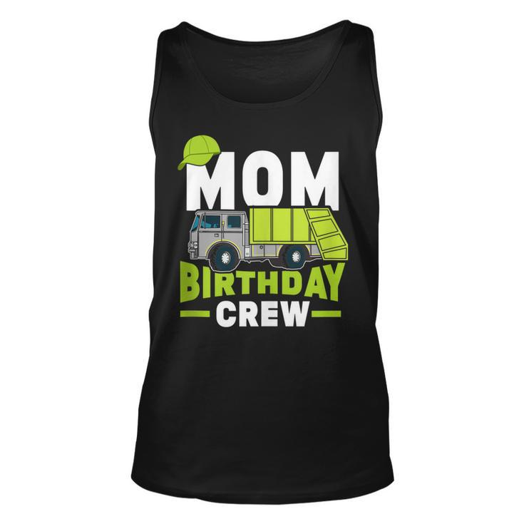 Birthday Party Mom Birthday Crew Garbage Truck  Unisex Tank Top