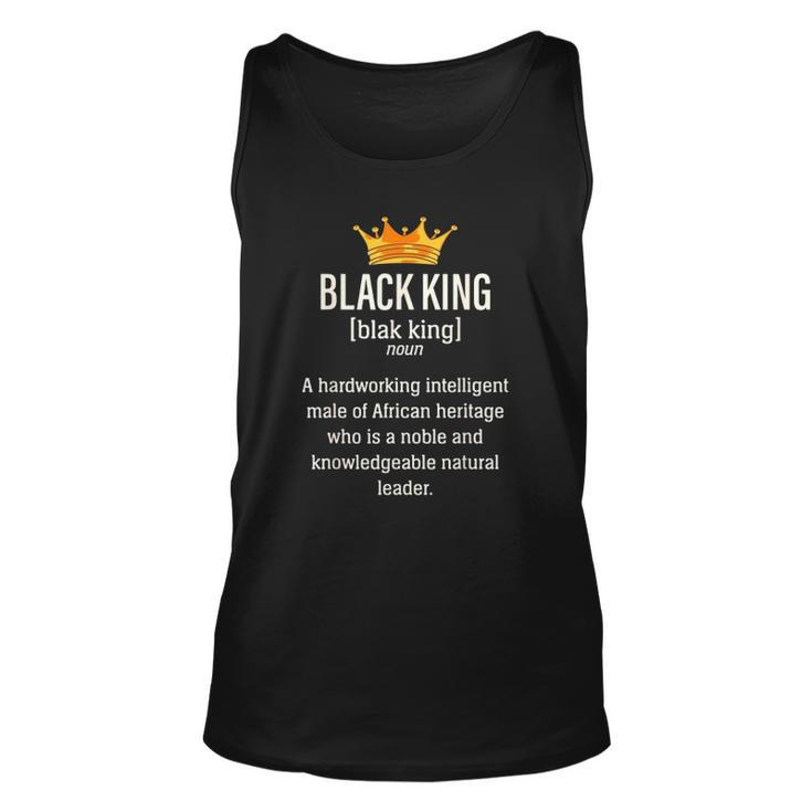 Black Father Noun Black King A Hardworking Intelligent Male Of African Heritage Who Is A Noble Tank Top
