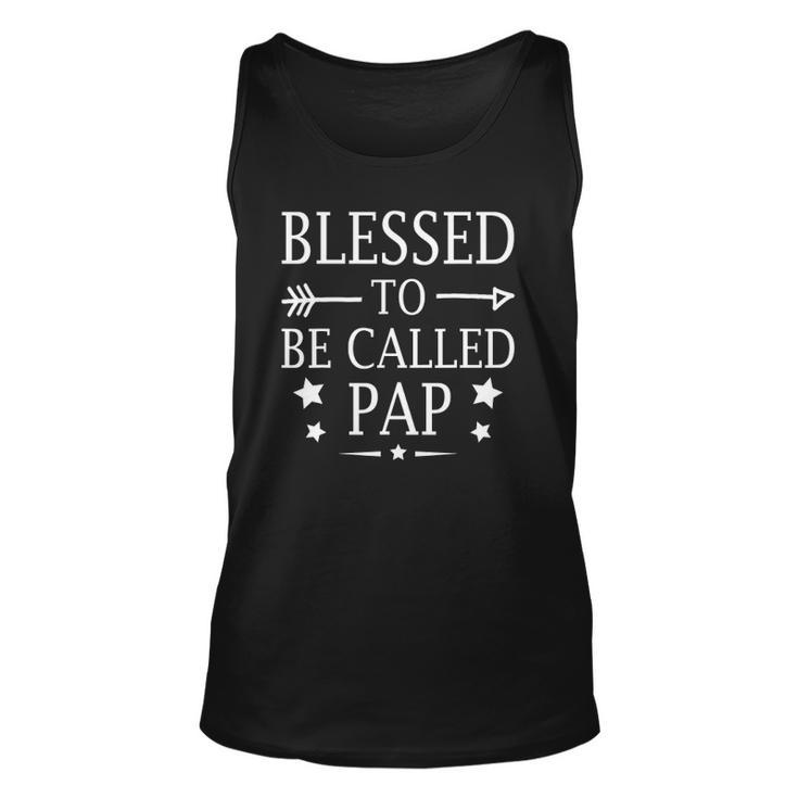 Blessed To Be Called Pap Fathers Day Unisex Tank Top