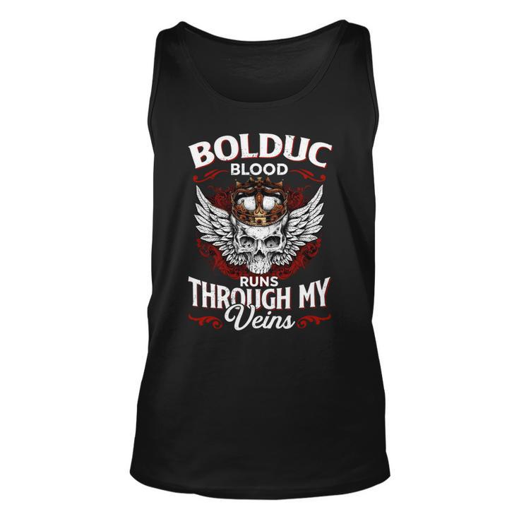 Bolduc Blood Runs Through My Veins Name V2 Unisex Tank Top