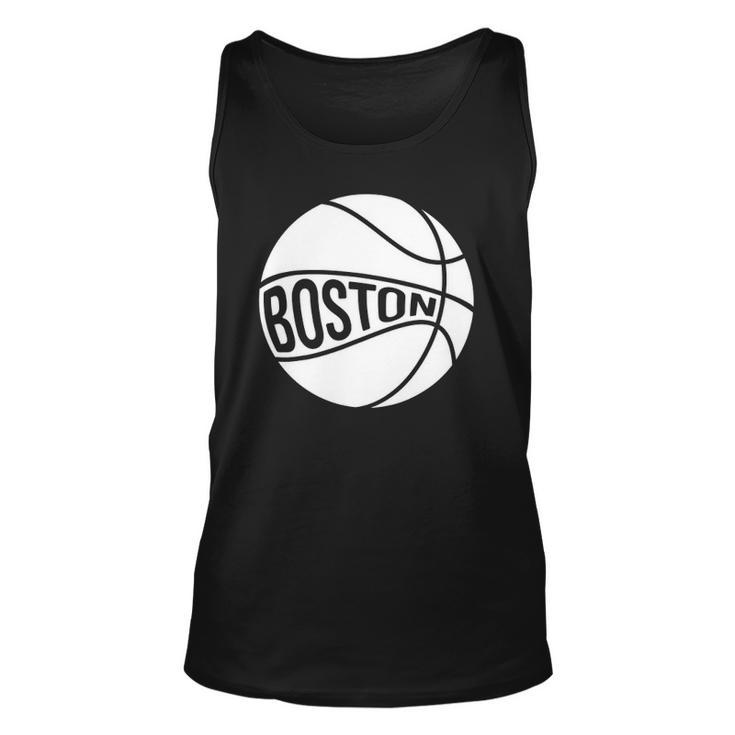Boston Retro City Massachusetts State Basketball Unisex Tank Top