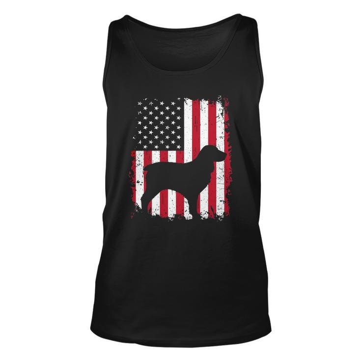 Boykin Spaniel 4Th Of July American Usa Flag Dog Gift Unisex Tank Top