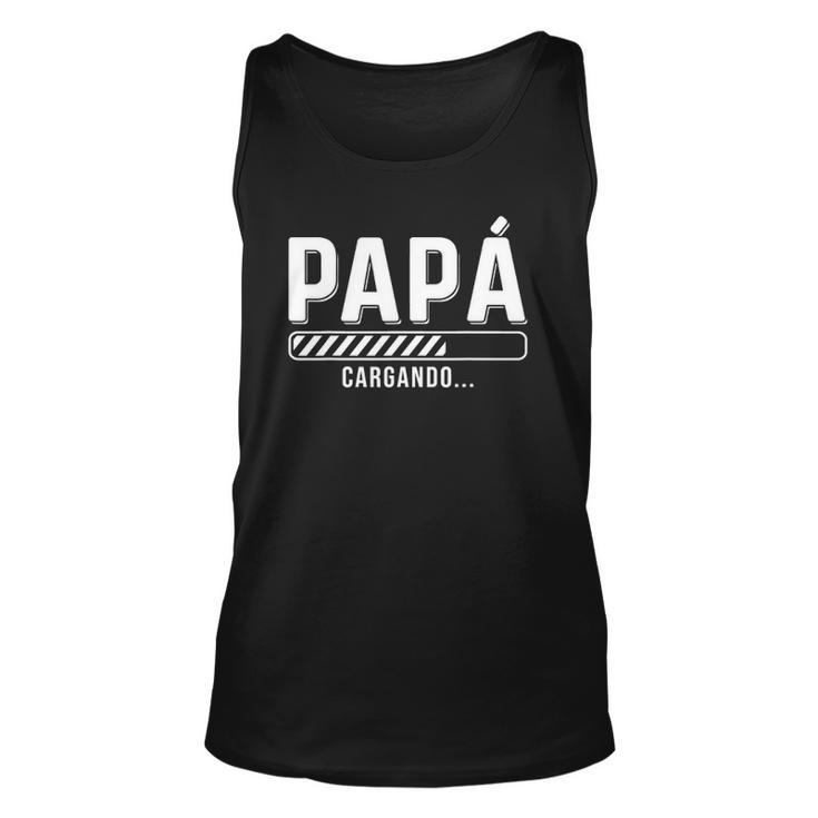Camiseta En Espanol Para Nuevo Papa Cargando In Spanish Unisex Tank Top