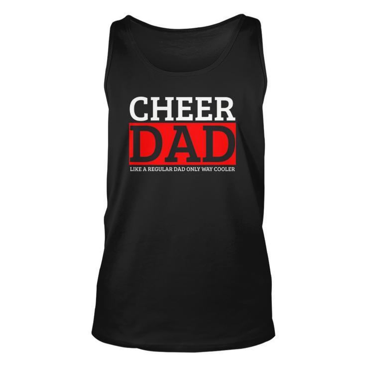 Cheer Dad Daddy Papa Father Cheerleading Gift Unisex Tank Top
