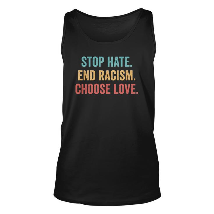 Choose Love Buffalo - Stop Hate End Racism Choose Love Unisex Tank Top
