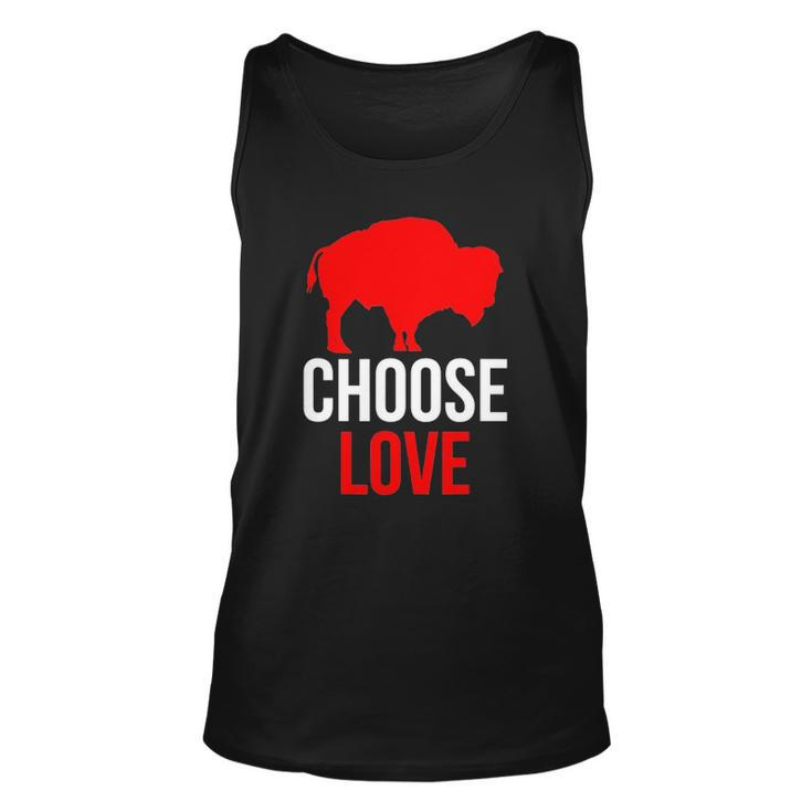 Choose Love Buffalo Stop Hate End Racism Unisex Tank Top