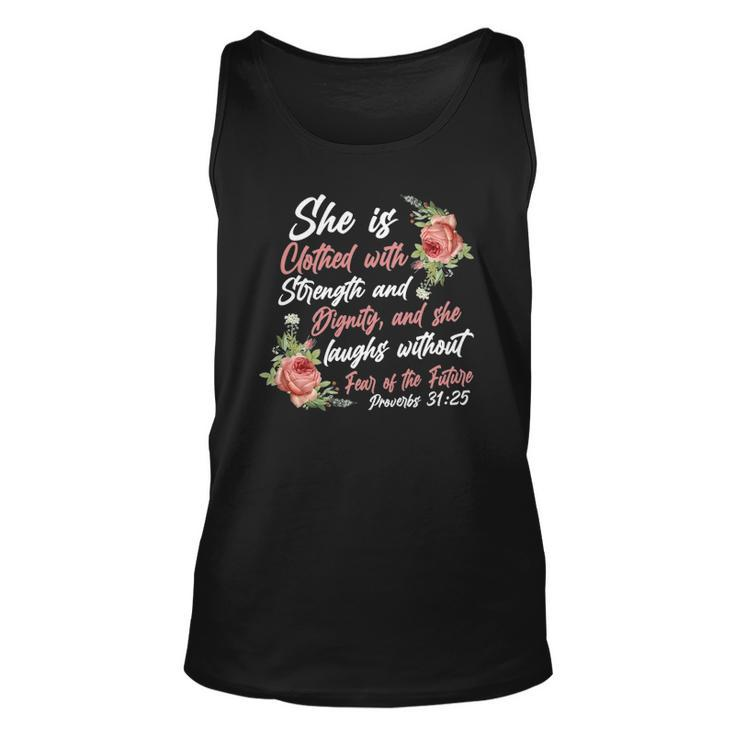 Christian Bible Verse Quote Rose Flower Proverbs 3125 Bible Verse Tank Top