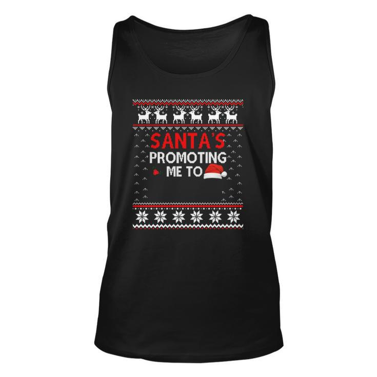 Christmas Pregnancy Announcement New Dad Gifts Ugly  Unisex Tank Top