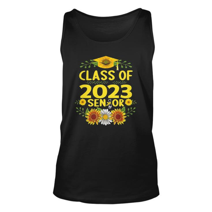Class Of 2023 23 Senior Sunflower School Graduation Gifts Unisex Tank Top