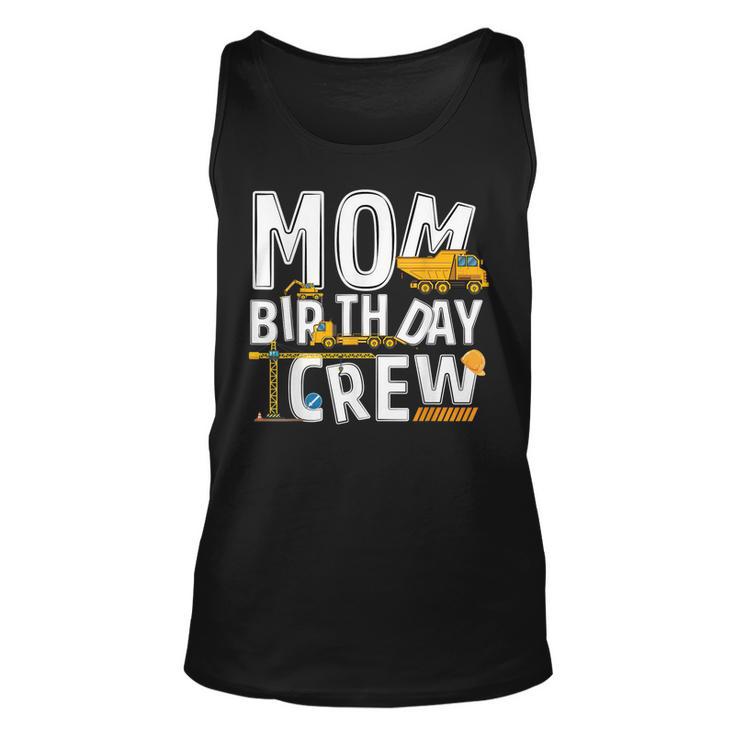 Construction Mom Birthday Crew Party Worker Mom  Unisex Tank Top