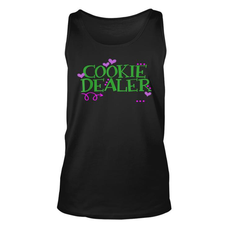 Cookie Dealer  Funny Scouts Gift Girl Kids Scouting  Unisex Tank Top