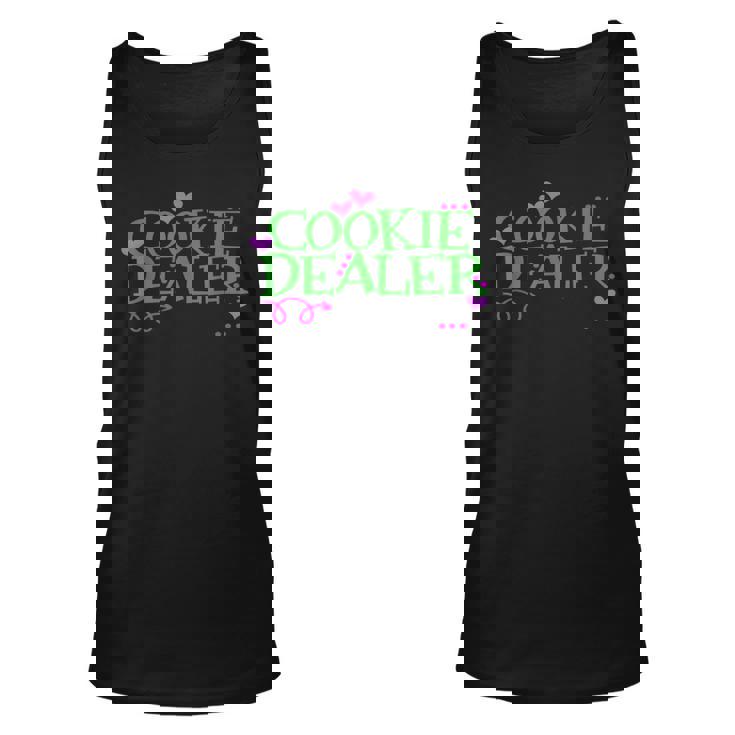 Cookie Dealer  Funny Scouts Gift Girl Kids Scouting  Unisex Tank Top