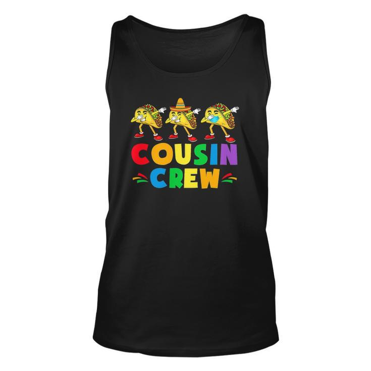Cousin Crew Squad Cute Taco Cinco De Mayo Party Matching Unisex Tank Top