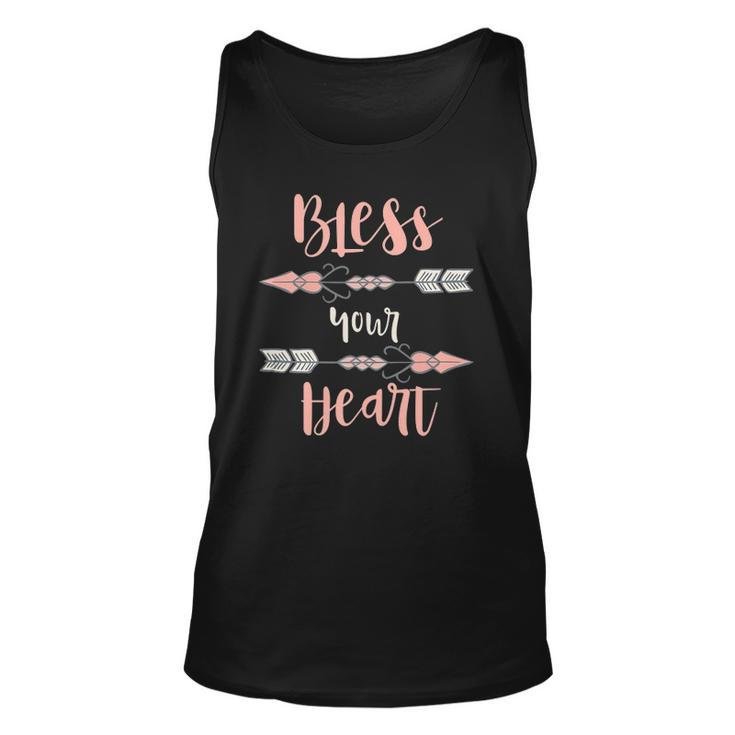 Cute Bless Your Heart Southern Culture Saying Unisex Tank Top