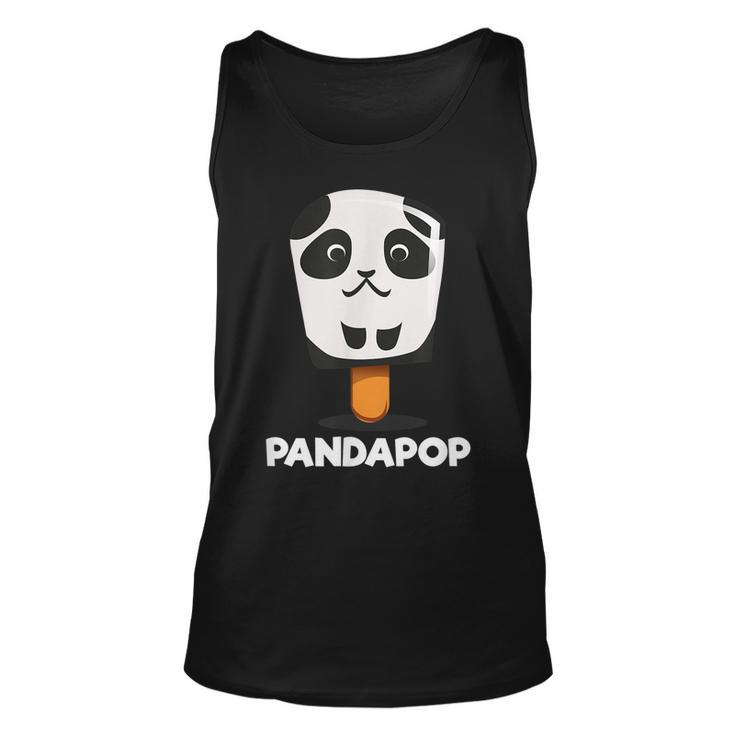 Cute Cartoon Panda Baby Bear Popsicle Panda Birthday Gift  Unisex Tank Top