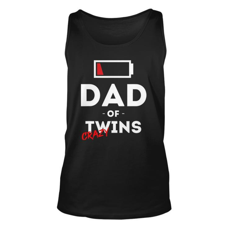 Mens Dad Of Crazy Twins Clothes Father Husband Dad Men Tank Top
