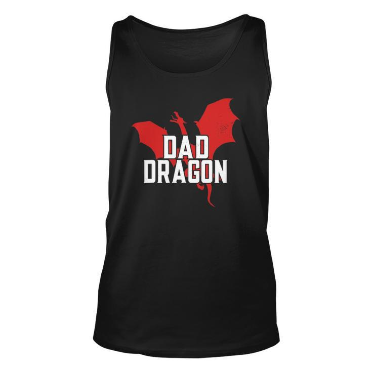 Dad Dragon Lover Fathers Day Unisex Tank Top