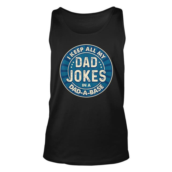 Dad  For Men Fathers Day  For Dad Jokes Funny  Unisex Tank Top