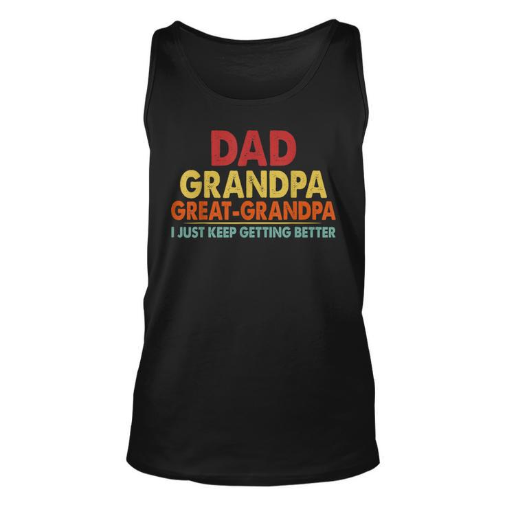 Dad Grandpa Great Grandpa From Grandkids  Unisex Tank Top