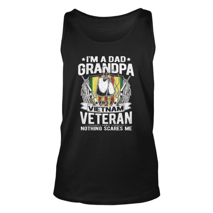 A Dad Grandpa And Vietnam Veteran Proud Retired Soldier Tank Top