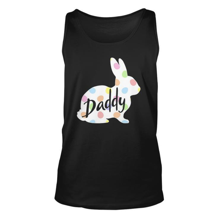 Mens Daddy Bunny Easter Egg Polka Dot Bunny Rabbit Father Dad Tank Top