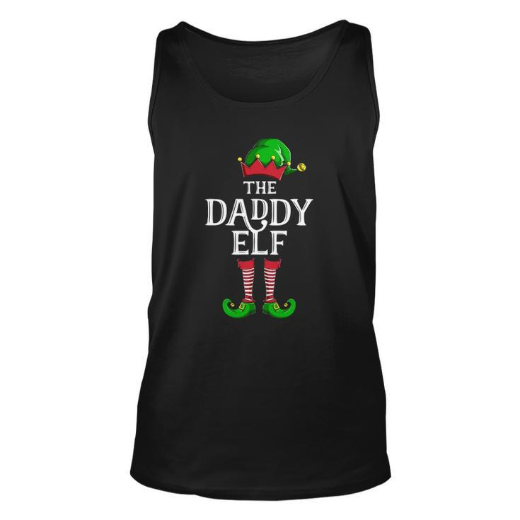 Daddy Elf Matching Family Group Christmas Party Pajama Unisex Tank Top