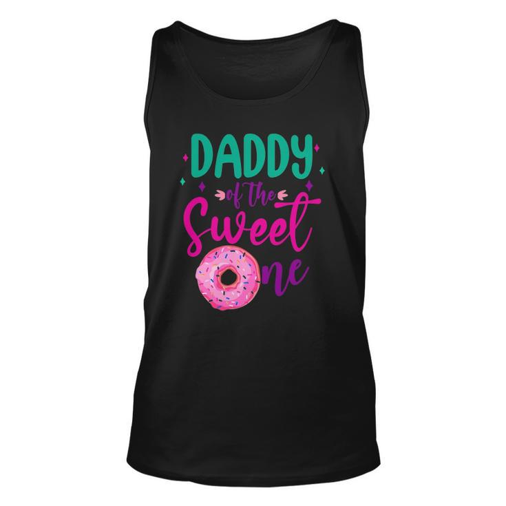 Daddy Of Sweet One 1St Birthday Party Matching Family Donut Unisex Tank Top