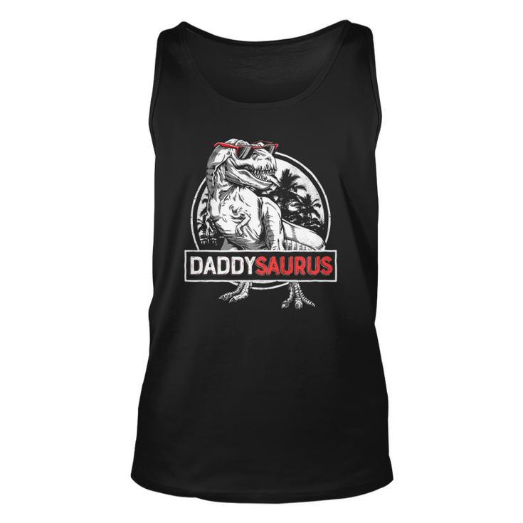 Daddy Saurusrex Dinosaur Men Fathers Day Family Matching  Unisex Tank Top