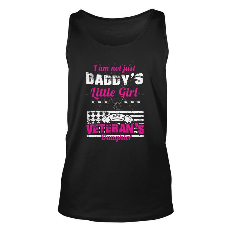 Daddys Little Girl Veterans Daughter Unisex Tank Top