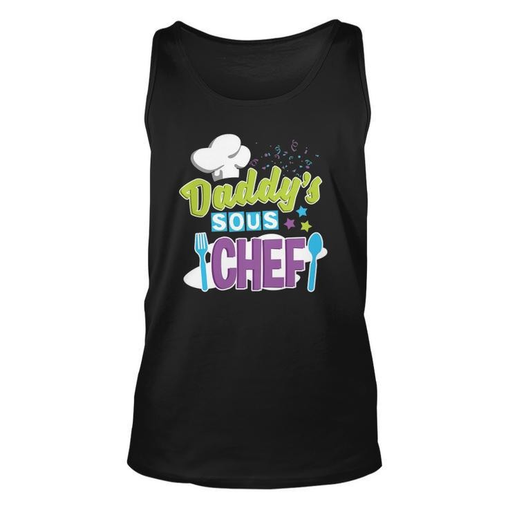 Daddys Sous Chef Kids Cooking Unisex Tank Top
