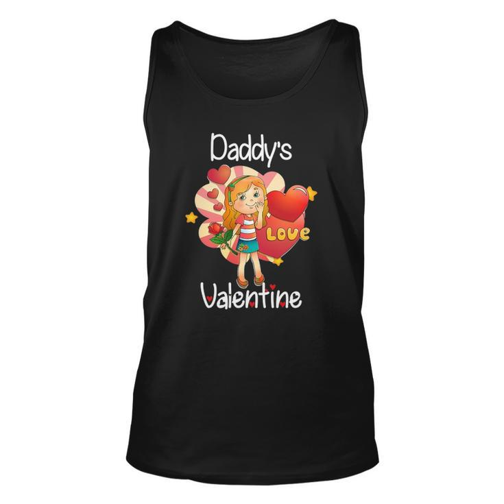 Daddys Valentine Father Daughter Valentines Day Gift Unisex Tank Top