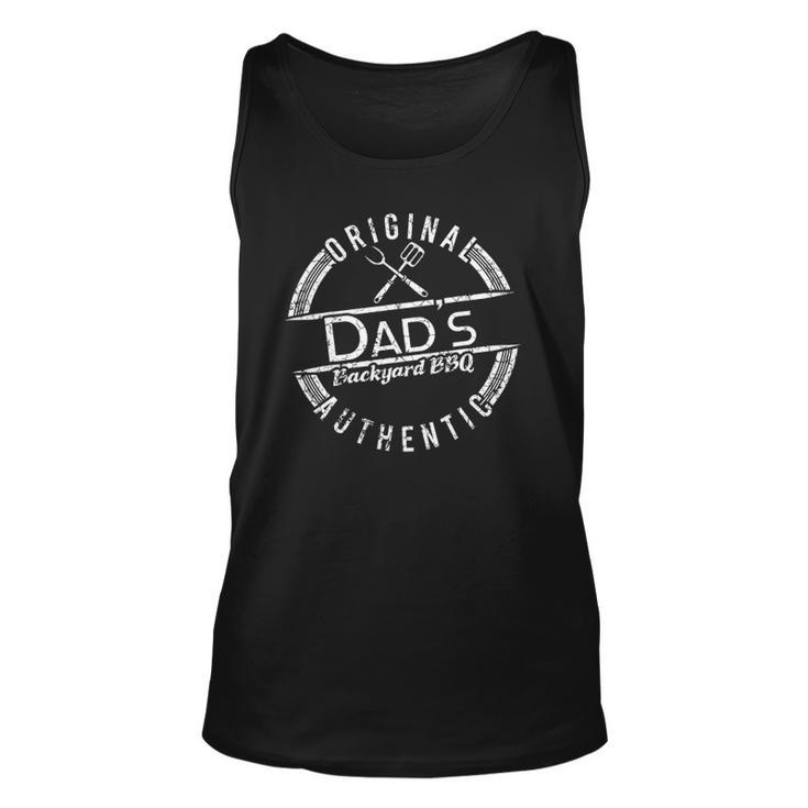 Dads Backyard Bbq  Grilling Cute Fathers Day Gift Unisex Tank Top