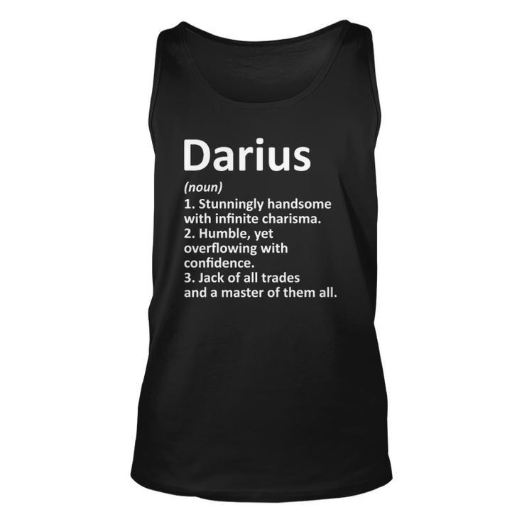 Darius Definition Personalized Name Birthday Idea Tank Top