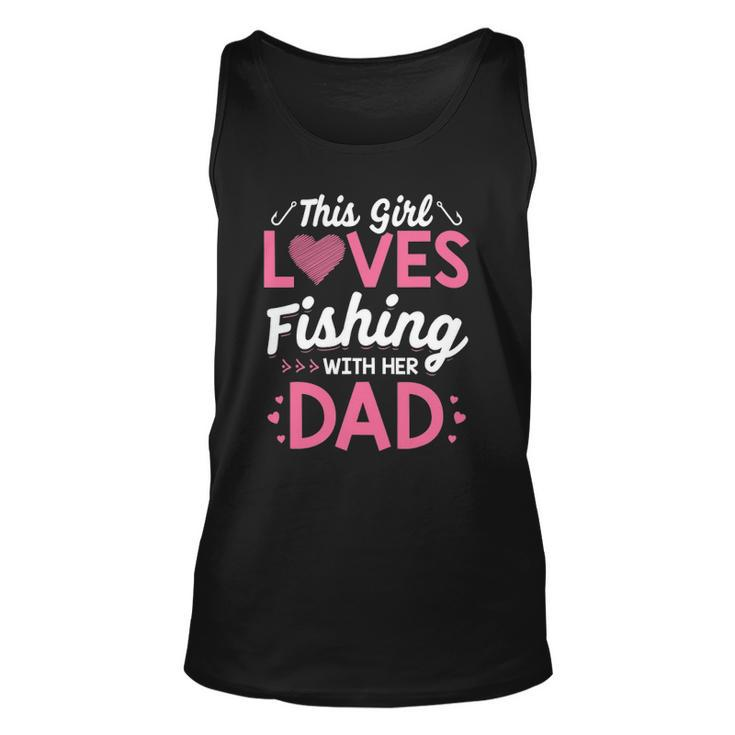 Daughter Fishing  Dad Daughter Matching Fishing Unisex Tank Top
