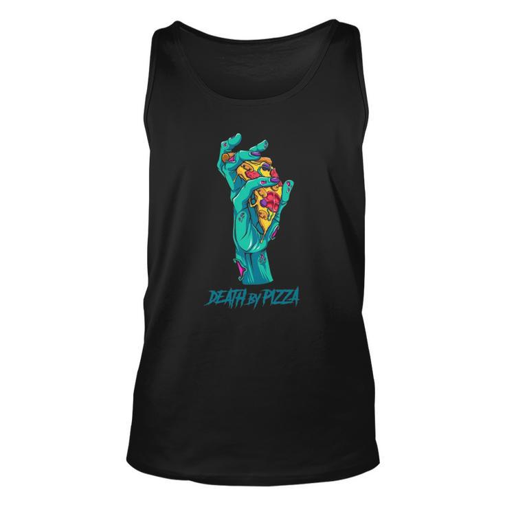 Death By Pizza - Pizza Lover Halloween Costume Unisex Tank Top