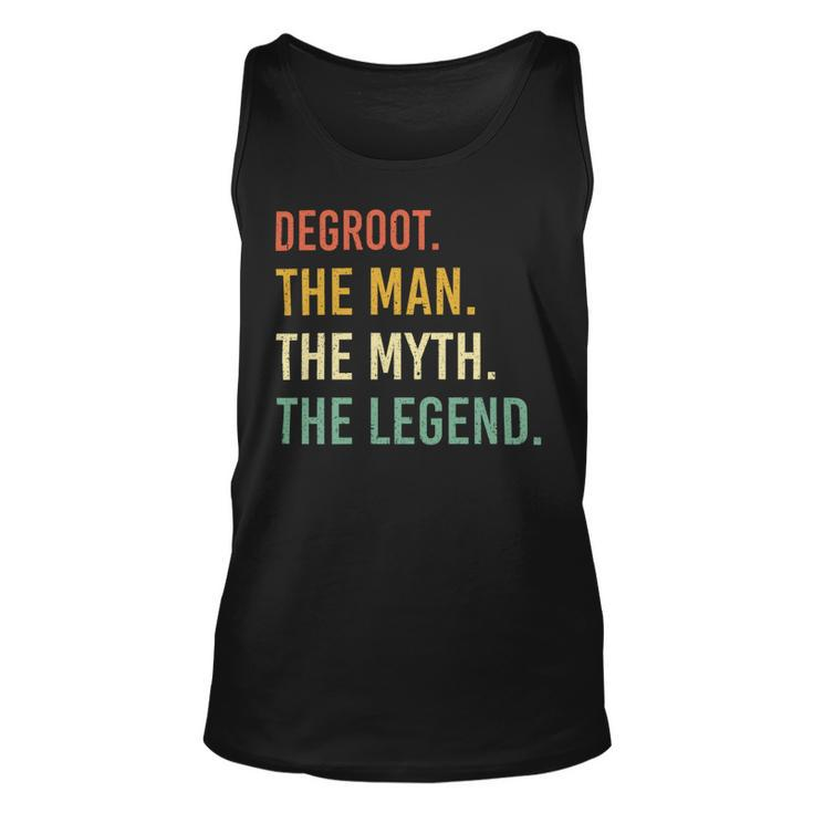 Degroot Name Shirt Degroot Family Name Unisex Tank Top