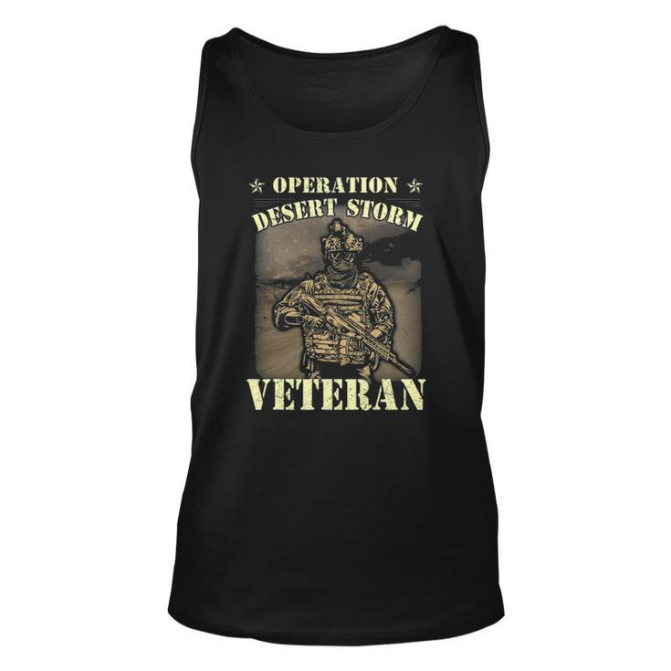 Desert Storm Veteran Pride - Us Army Veteran Flag Unisex Tank Top