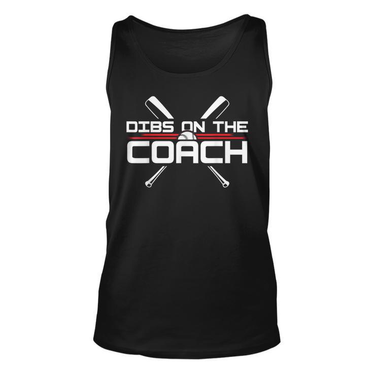 Dibs On The Coach Funny Coach Lover Apperel  Unisex Tank Top