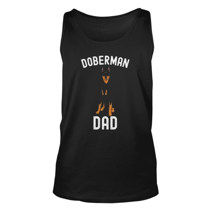 Mens Doberman Dad Fathers Day Men Doberman Lover Owner Dog Tank Top