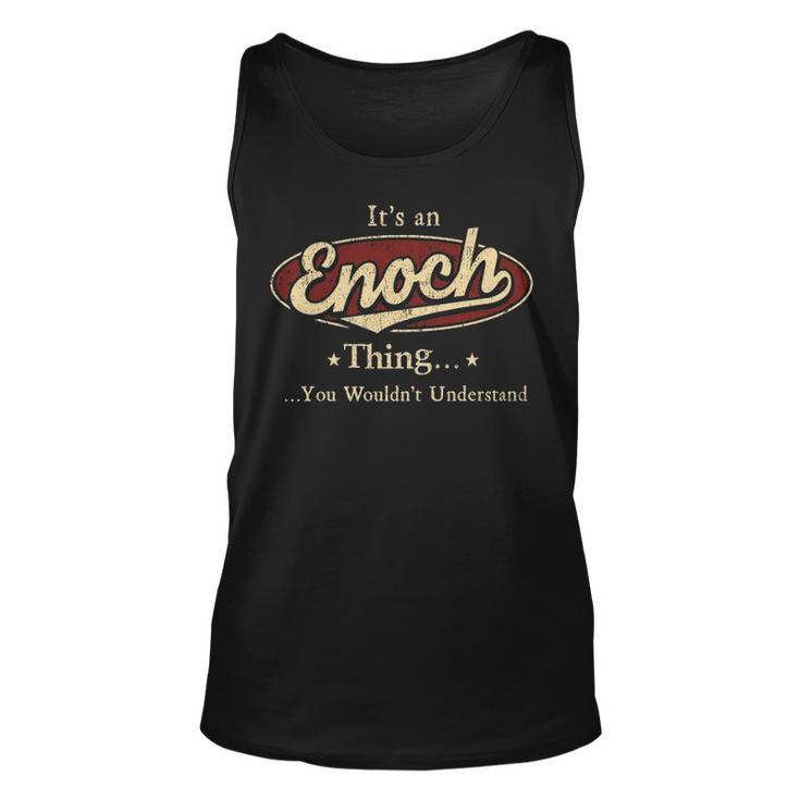 Enoch Shirt Personalized Name Gifts T Shirt Name Print T Shirts Shirts With Name Enoch Unisex Tank Top
