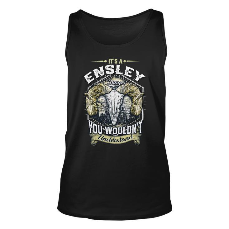 Ensley Name Shirt Ensley Family Name V5 Unisex Tank Top