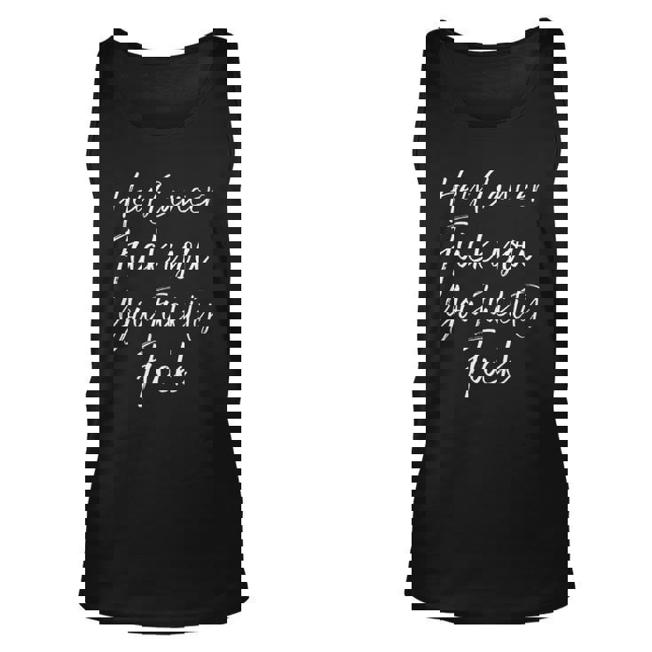 Mens F U Cancer Quote Hey Cancer Fuck You Fuckity Fuck Tank Top